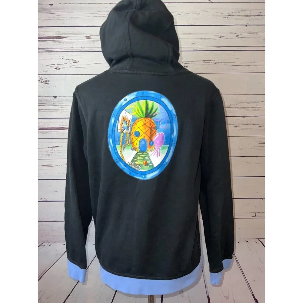 Nike Kyrie Irving SpongeBob Pineapple‎ House Sweatshirt XL Extra Large CU3546